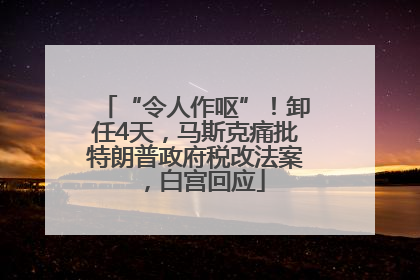 “令人作呕”！卸任4天，马斯克痛批特朗普政府税改法案，白宫回应