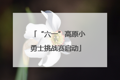 “六一”高原小勇士挑战赛启动