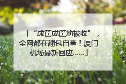 “成筐成筐地被收”，全网都在翻包自查！厦门机场最新回应……