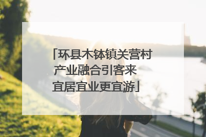 环县木钵镇关营村 产业融合引客来 宜居宜业更宜游