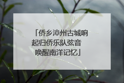 侨乡漳州古城响起归侨乐队弦音 唤醒南洋记忆