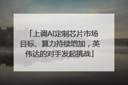 上调AI定制芯片市场目标、算力持续增加，英伟达的对手发起挑战