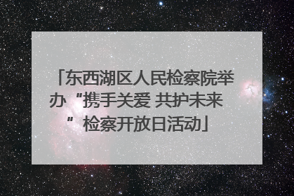 东西湖区人民检察院举办“携手关爱 共护未来”检察开放日活动