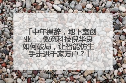 中年裸辞，地下室创业……傲意科技倪华良如何破局，让智能仿生手走进千家万户？