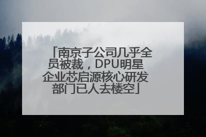 南京子公司几乎全员被裁，DPU明星企业芯启源核心研发部门已人去楼空