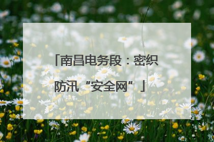 南昌电务段：密织防汛“安全网”