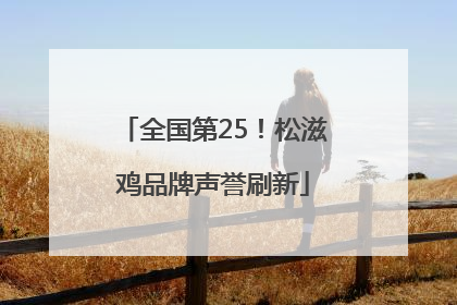 全国第25！松滋鸡品牌声誉刷新