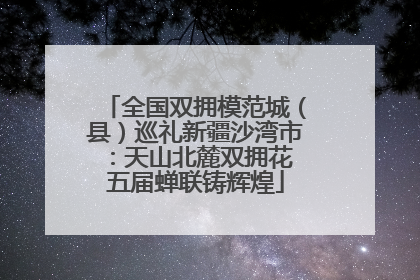 全国双拥模范城（县）巡礼新疆沙湾市：天山北麓双拥花 五届蝉联铸辉煌