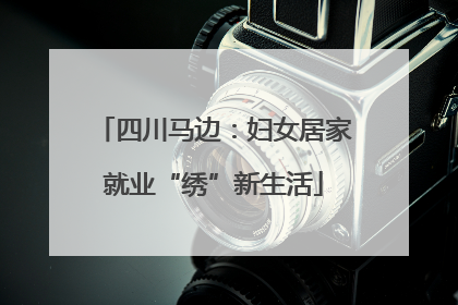 四川马边：妇女居家就业“绣”新生活