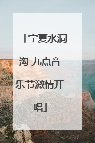 宁夏水洞沟 九点音乐节激情开唱