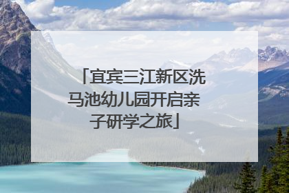宜宾三江新区洗马池幼儿园开启亲子研学之旅