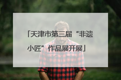 天津市第三届“非遗小匠”作品展开展