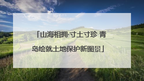 山海相拥·寸土寸珍 青岛绘就土地保护新图景