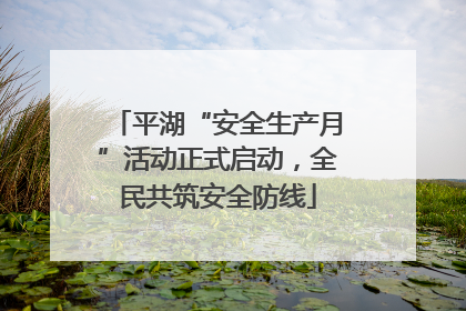 平湖“安全生产月”活动正式启动，全民共筑安全防线
