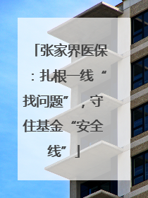张家界医保：扎根一线“找问题”，守住基金“安全线”