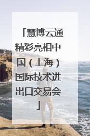 慧博云通精彩亮相中国（上海）国际技术进出口交易会