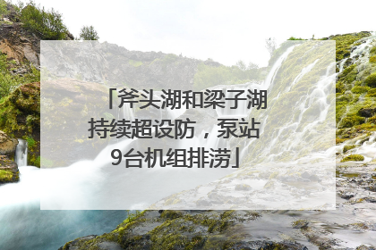 斧头湖和梁子湖持续超设防，泵站9台机组排涝