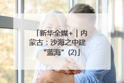 新华全媒+｜内蒙古：沙海之中建“蓝海”(2)