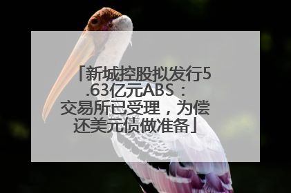 新城控股拟发行5.63亿元ABS：交易所已受理，为偿还美元债做准备