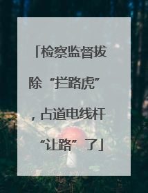 检察监督拔除“拦路虎”，占道电线杆“让路”了