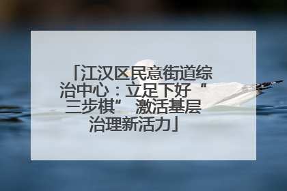 江汉区民意街道综治中心：立足下好“三步棋” 激活基层治理新活力