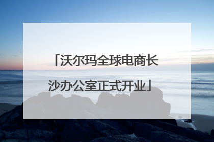 沃尔玛全球电商长沙办公室正式开业