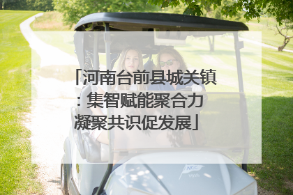 河南台前县城关镇：集智赋能聚合力 凝聚共识促发展