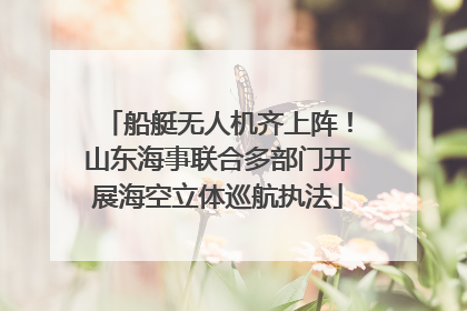 船艇无人机齐上阵！山东海事联合多部门开展海空立体巡航执法