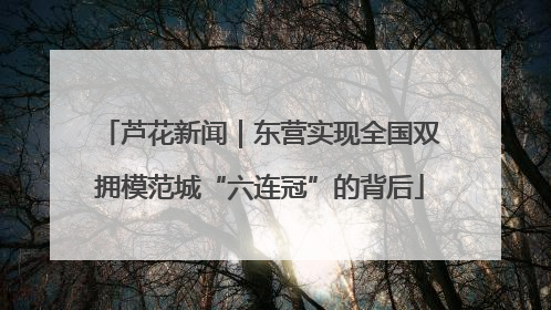 芦花新闻｜东营实现全国双拥模范城“六连冠”的背后