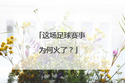 这场足球赛事为何火了？