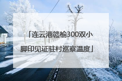 连云港赣榆300双小脚印见证驻村巡察温度