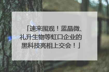 速来围观！蓝晶微、礼升生物等虹口企业的黑科技亮相上交会！