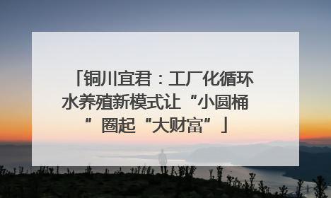铜川宜君：工厂化循环水养殖新模式让“小圆桶”圈起“大财富”
