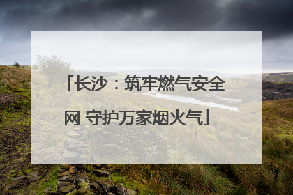 长沙：筑牢燃气安全网 守护万家烟火气