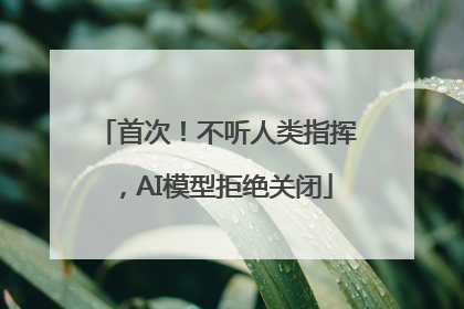 首次！不听人类指挥，AI模型拒绝关闭