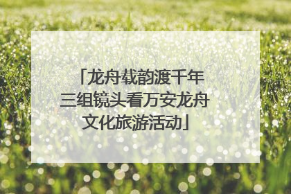 龙舟载韵渡千年 三组镜头看万安龙舟文化旅游活动